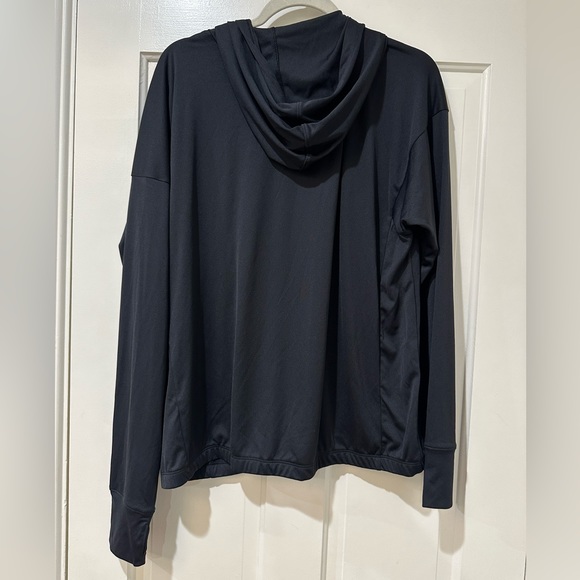 Under Armour black hoodie workout heat gear long sleeve top - Picture 5 of 9